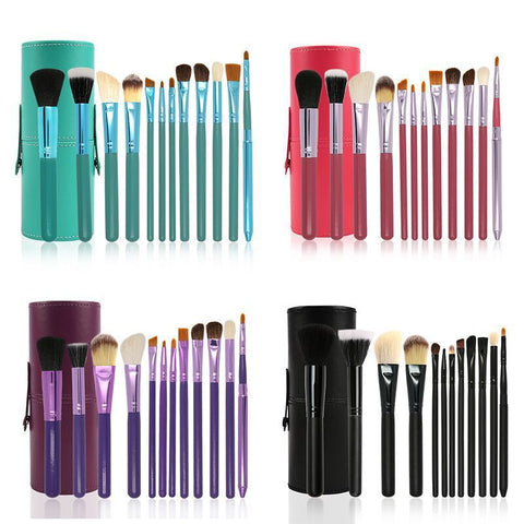 Portable Professional Makeup Brush Set